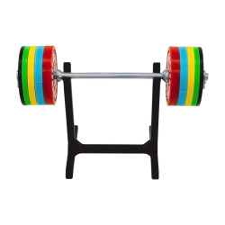MiniGym – Sztanga z obciążeniami i stojakiem | Mini siłownia