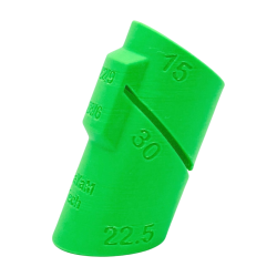 Szablon do docinania otuliny izolacyjnej - rura 28 mm, typ B, miedź / stal