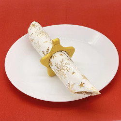Obrączka na serwetki - gwiazdka